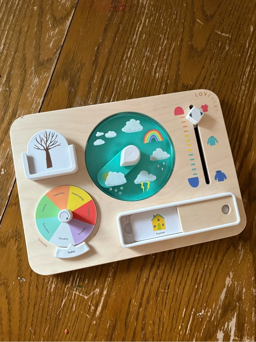 Lovevery Plan Ahead Wooden Weather Board Montessori The Observer Play Kit Learn
